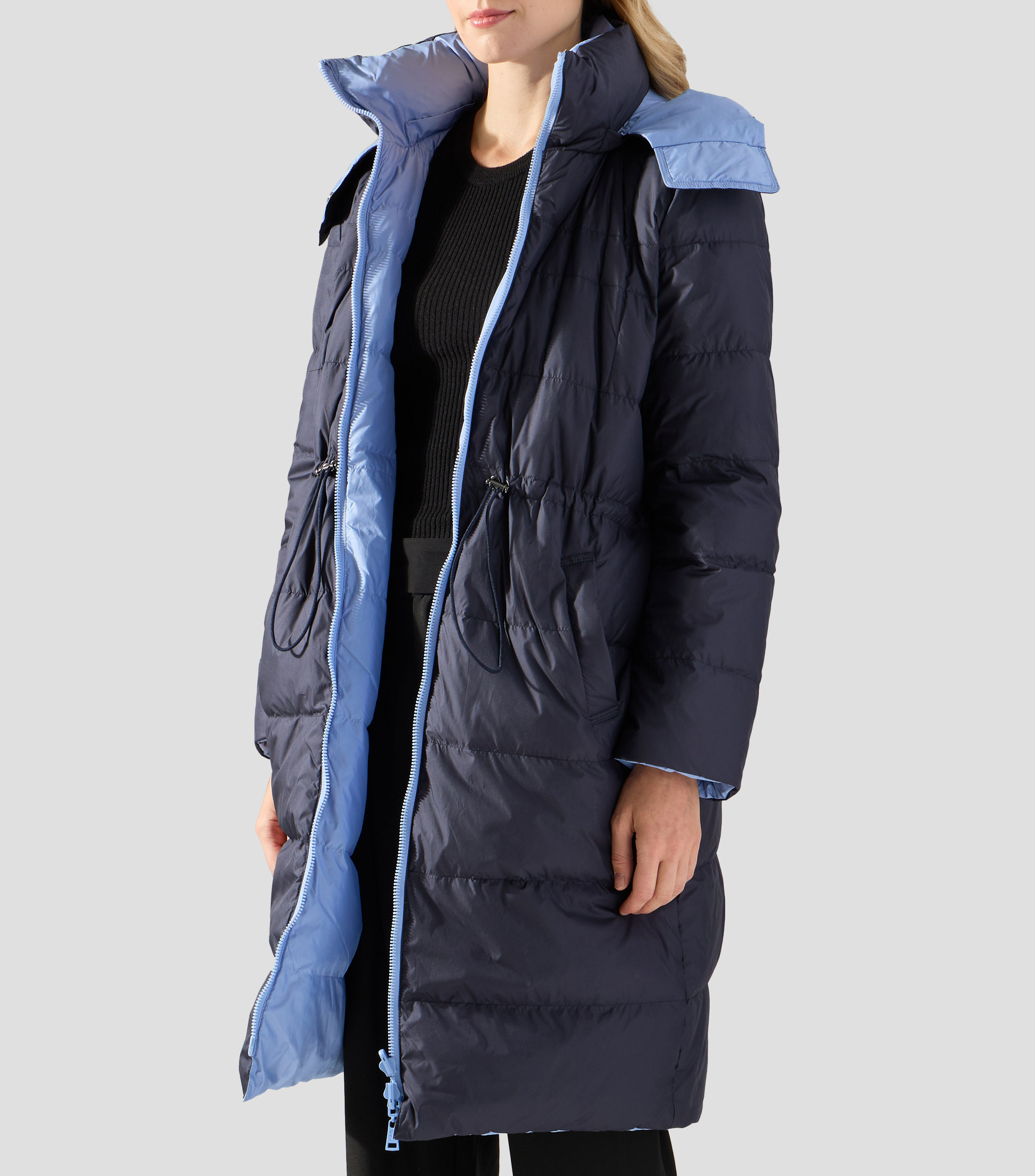 Chamarra reversible con capucha Mujer